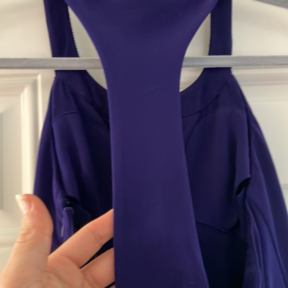 CALVIN KLEIN PURPLE MAXI LONG FORMAL DRESS SIZE S - Picture 6 of 9